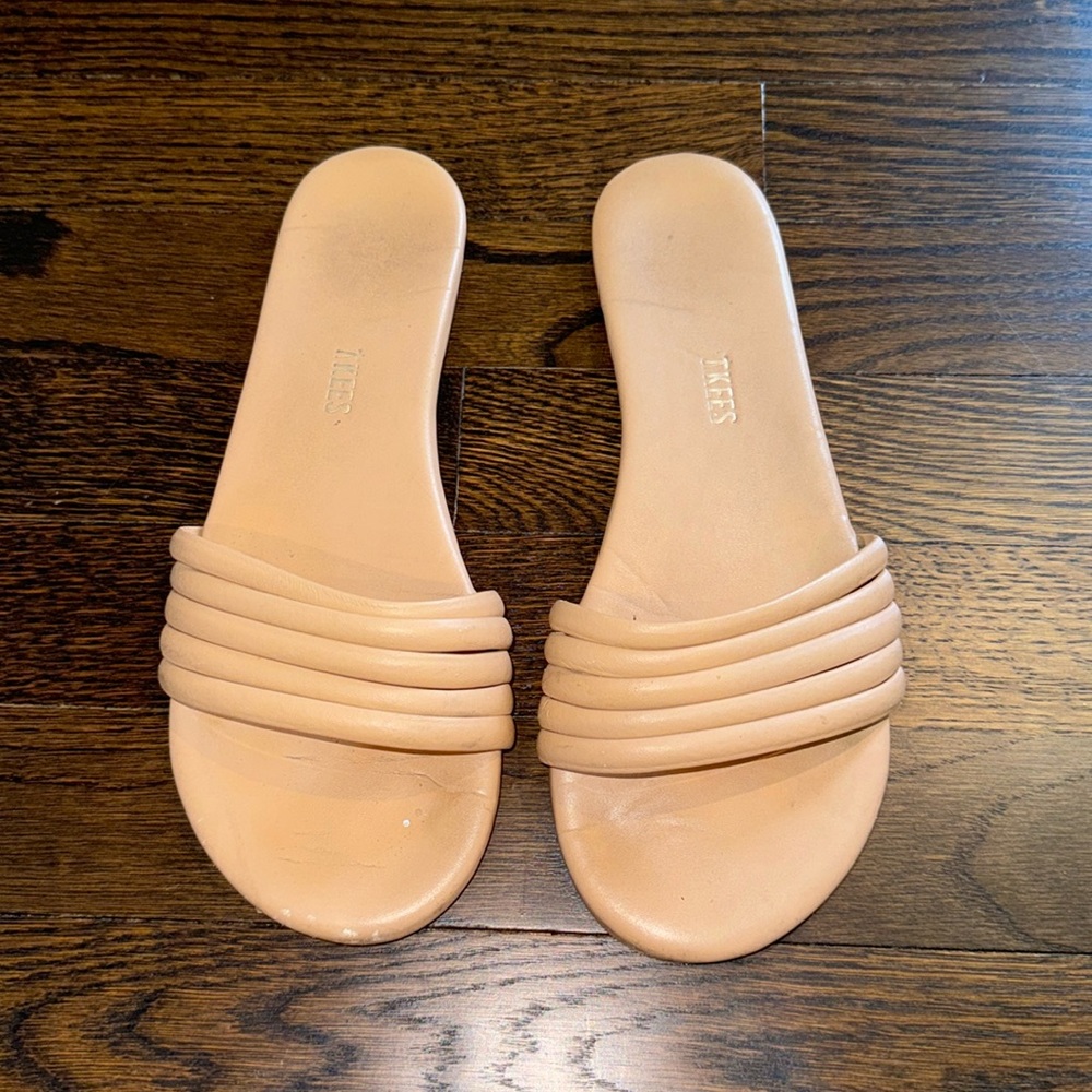 Tkees Tan Serena Slide Sandal Size 8